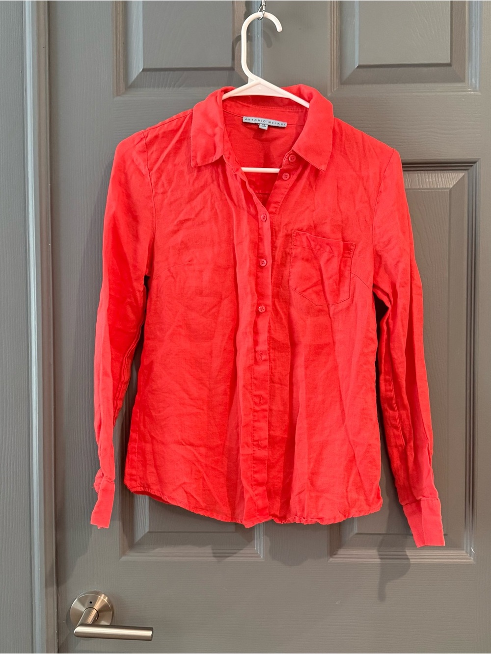 ANTONIO MELANI Red Button-Down Shirt